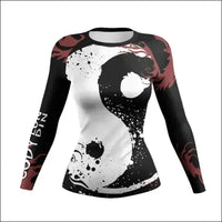 3D Printed Comics MMA T-Shirt - Women's Compression Long Sleeve BJJ Rashguard eprolo