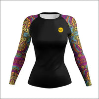 3D Printed Comics MMA T-Shirt - Women's Compression Long Sleeve BJJ Rashguard eprolo