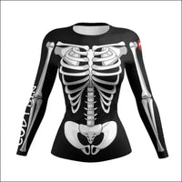 3D Printed Comics MMA T-Shirt - Women's Compression Long Sleeve BJJ Rashguard eprolo