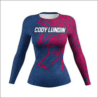 3D Printed Comics MMA T-Shirt - Women's Compression Long Sleeve BJJ Rashguard eprolo