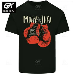 Muay Thai Boxing Gloves MMA Graphic T-Shirt - Savage Combat & Fitness