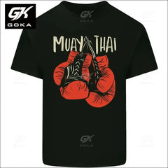 Muay Thai Boxing Gloves MMA Graphic T-Shirt - Savage Combat & Fitness