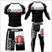 New Boxing MmaT shirt + Pants Set Jiu Jitsu Rushguard For Men Mma Rashguard Clothing Kickboxing Muay Tait Shorts Boxe