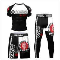 New Boxing MmaT shirt + Pants Set Jiu Jitsu Rushguard For Men Mma Rashguard Clothing Kickboxing Muay Tait Shorts Boxe