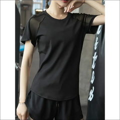 New Summer Sports T-Shirt – Quick-Drying Mesh Fitness Top