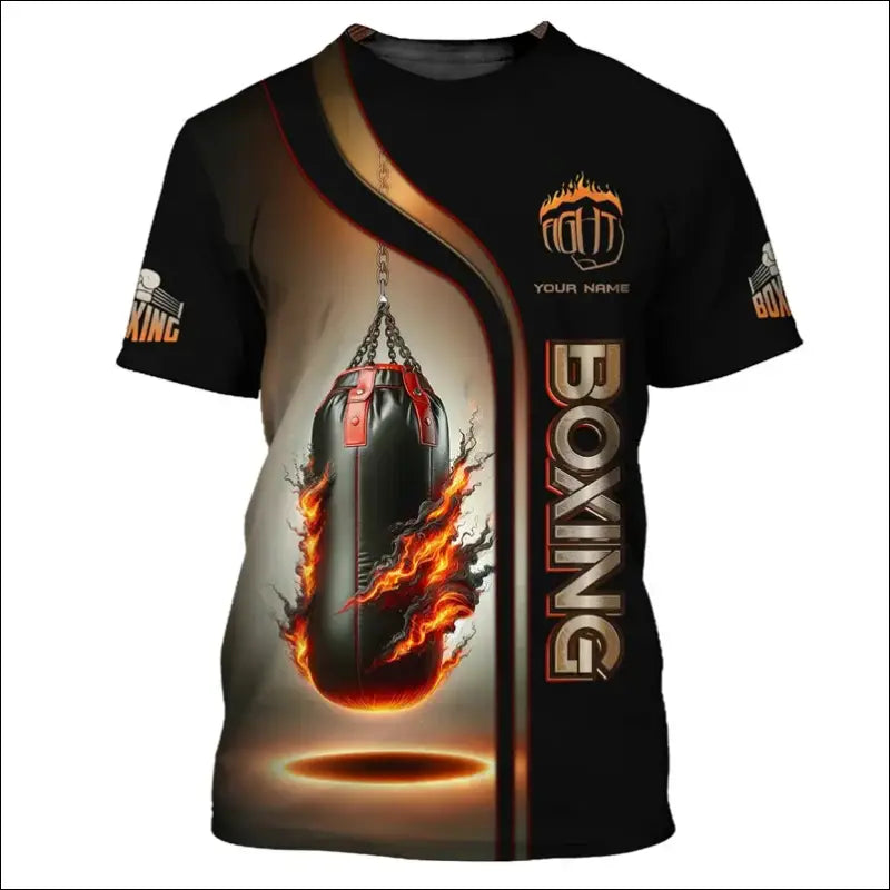 Outdoor Boxing Sports Men's T-shirt - Savage Combat & Fitness