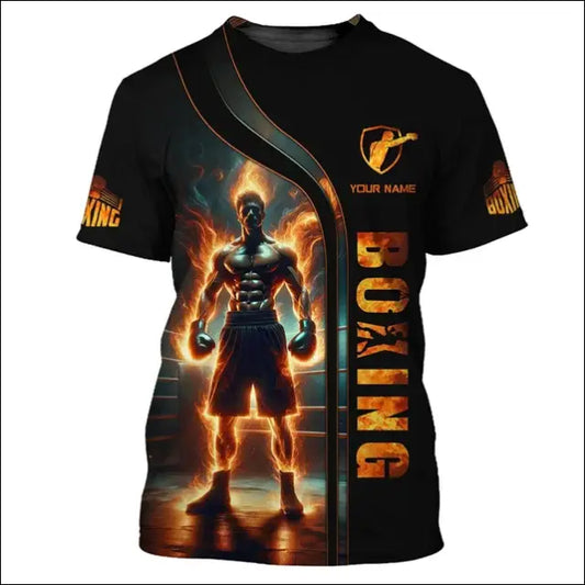 Outdoor Boxing Sports Men's T-shirt - Savage Combat & Fitness