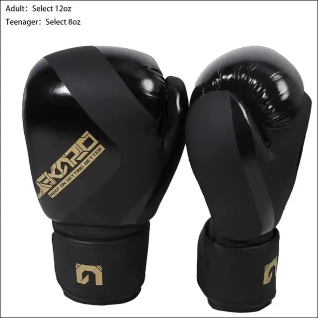 Premium Boxing Gloves for Optimal Performance - Black / 8 oz