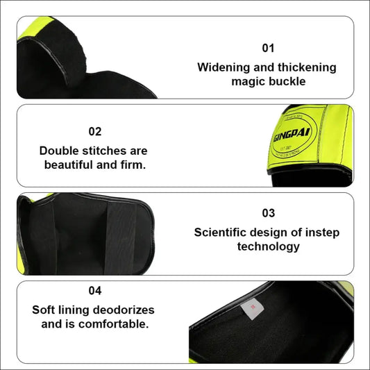 Professional Kickboxing Leg Guard - Muay Ankle Protector and MMA Shin Guards - mma gear boxing gear