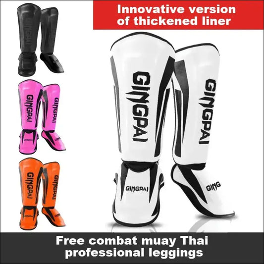 Professional Kickboxing Leg Guard - Muay Ankle Protector and MMA Shin Guards - mma gear boxing gear