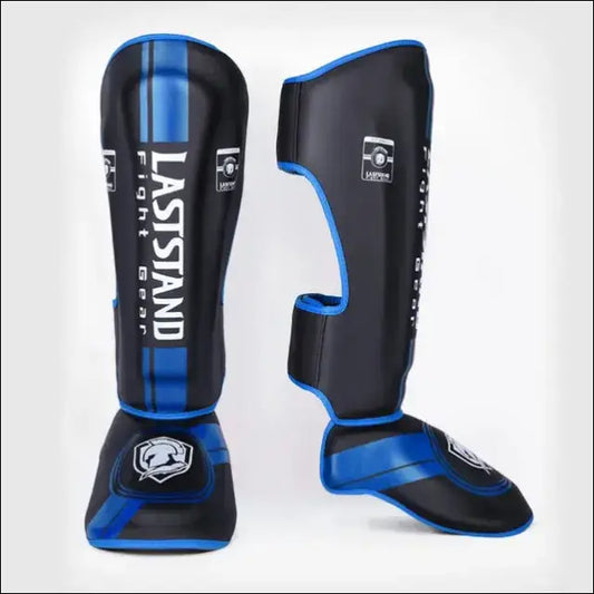 Professional Shin Guards | MMA | Muay Thai | Kick Boxing - blue / S 110-130CM