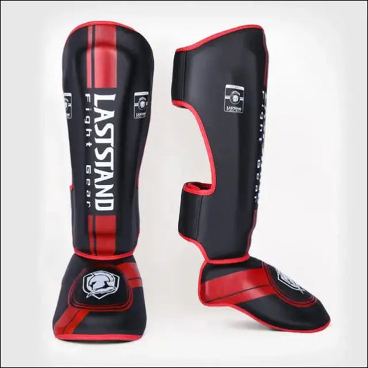 Professional Shin Guards | MMA | Muay Thai | Kick Boxing - Red / S 110-130CM
