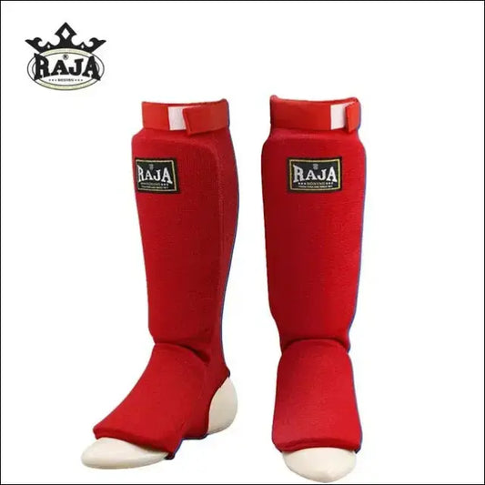 Shin Guards | Ultimate Protection & Comfort for Combat Sports - Red / S