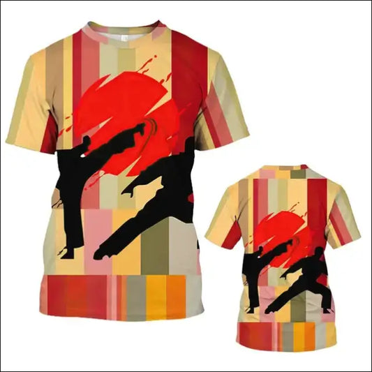 T-Shirt Boxing & MMA - 3D Print Martial Arts Design - Savage Combat & Fitness