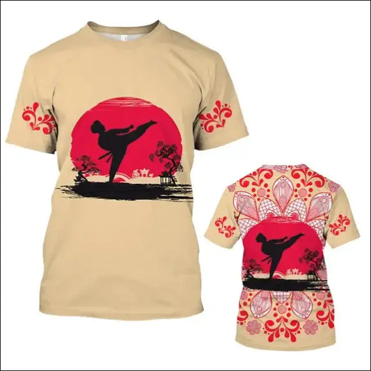 T-Shirt Boxing & MMA - 3D Print Martial Arts Design - Savage Combat & Fitness