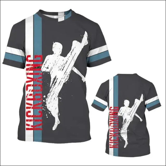 T-Shirt Boxing & MMA - 3D Print Martial Arts Design - Savage Combat & Fitness