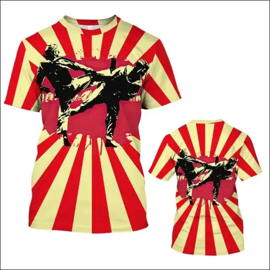 T-Shirt Boxing & MMA - 3D Print Martial Arts Design - Savage Combat & Fitness