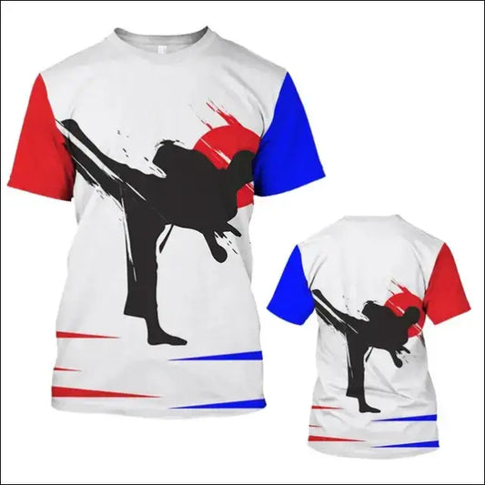 T-Shirt Boxing & MMA - 3D Print Martial Arts Design - Savage Combat & Fitness