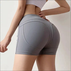 Tummy Control Athletic Shorts for Women - Booty Push Up Yoga Gym Workout - womens clothing