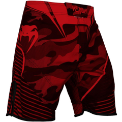Venum Camo Hero Fight Shorts in Red