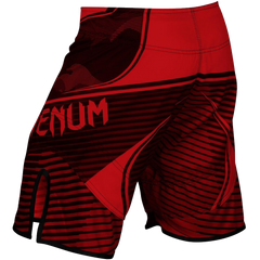 Venum Camo Hero Fight Shorts in Red