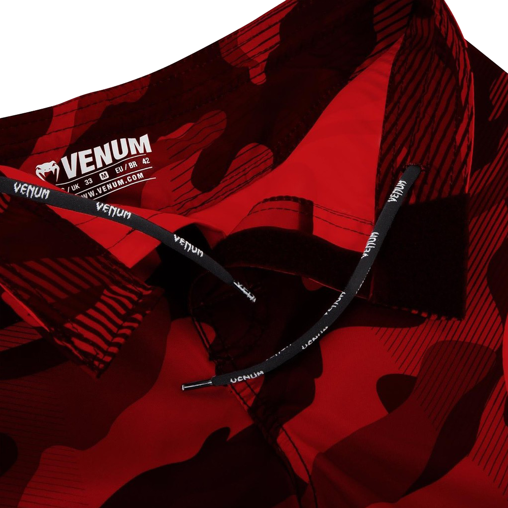 Venum Camo Hero Fight Shorts in Red