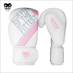 White Boxing Gloves | MMA | Muay Thai | Boxing | Sanda - mma gear boxing gear