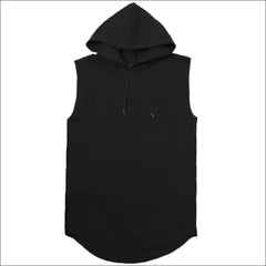 Women’s Sleeveless Hooded Sports Fitness Top – Quick-Drying Tank Top