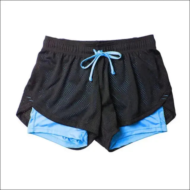 Women’s Sport Shorts | High Elasticity & Breathable Fitness Wear - 01 Sky Blue / S